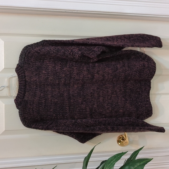 Handmade Men's V-Neck Cardigan Sweater Heather Purple Size XXL - Picture 5 of 5